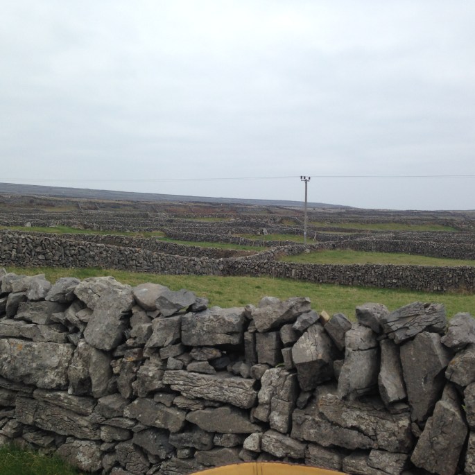Rock walls of Aran Islands