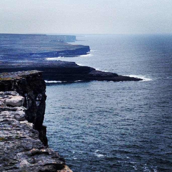 Cliff view from Dún Aonghasa